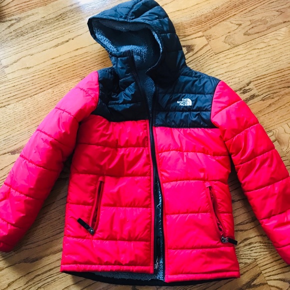 large boys north face coat